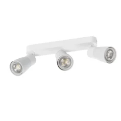 SLV 1008330 PURI 2.0 Dome Wand- und Deckenleuchte long 3-flammig weiß GU10