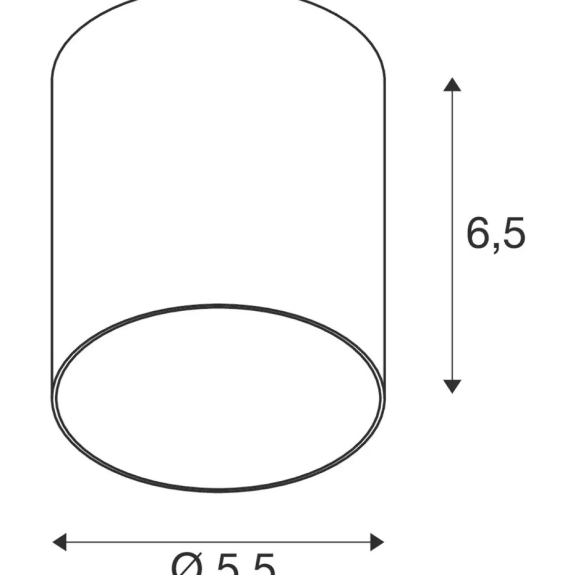 SLV 1008217 PURI 2.0 Tube Leuchtenschirm 6.5cm bronze