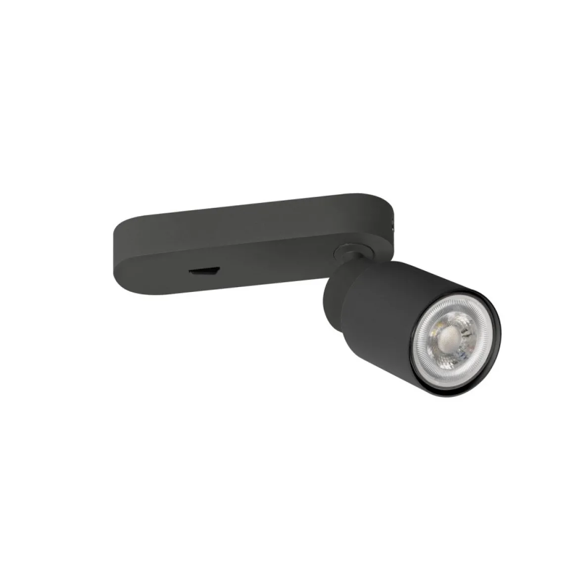 SLV 1008296 PURI 2.0 Tube Wand- und Deckenleuchte Schalter schwarz GU10