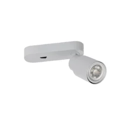 SLV 1008299 PURI 2.0 Tube Wand- und Deckenleuchte Schalter grau GU10