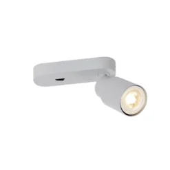 SLV 1008299 PURI 2.0 Tube Wand- und Deckenleuchte Schalter grau GU10