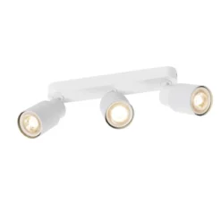 SLV 1008322 PURI 2.0 Tube Wand- und Deckenleuchte long 3-flammig weiß GU10