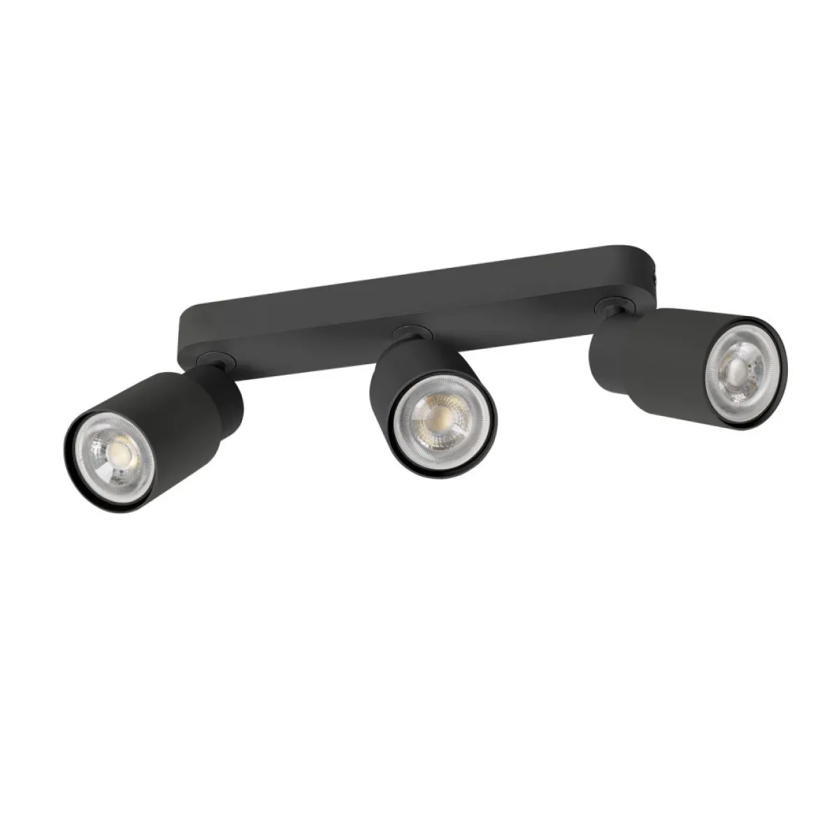 SLV 1008320 PURI 2.0 Tube Wand- und Deckenleuchte long 3-flammig schwarz GU10