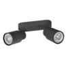 SLV 1008361 PURI 2.0 Tube Wand- und Deckenleuchte long 2-flammig schwarz GU10