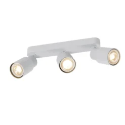SLV 1008323 PURI 2.0 Tube Wand- und Deckenleuchte long 3-flammig grau GU10