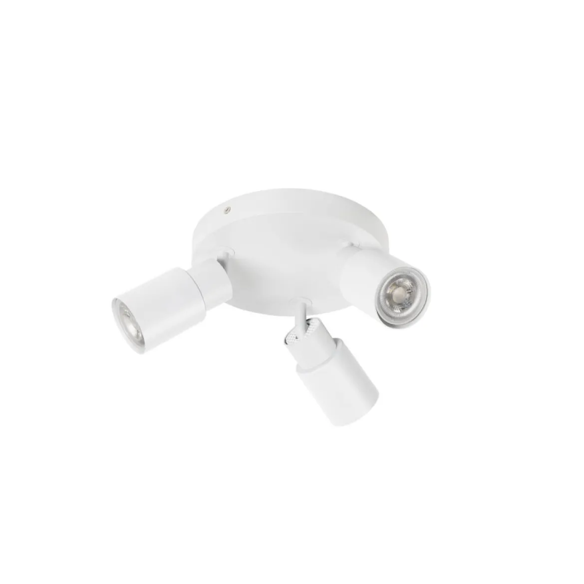 SLV 1008334 PURI 2.0 Tube Wand- und Deckenleuchte rund 3-flammig weiß GU10