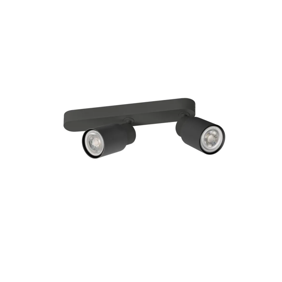 SLV 1008308 PURI 2.0 Tube Wand- und Deckenleuchte 2-flammig schwarz GU10