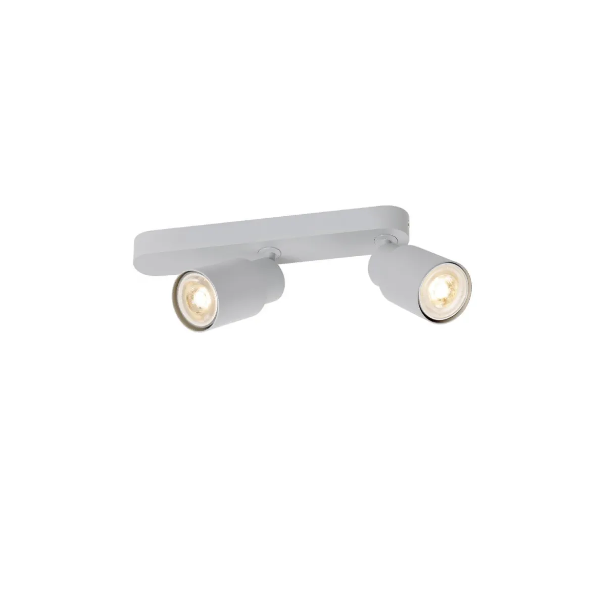 SLV 1008311 PURI 2.0 Tube Wand- und Deckenleuchte 2-flammig grau GU10