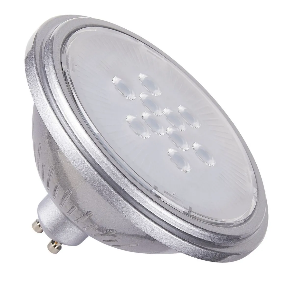 SLV 1005296 QPAR111 GU10 LED Lichtquelle silber 7W 4000K CRI90 40°