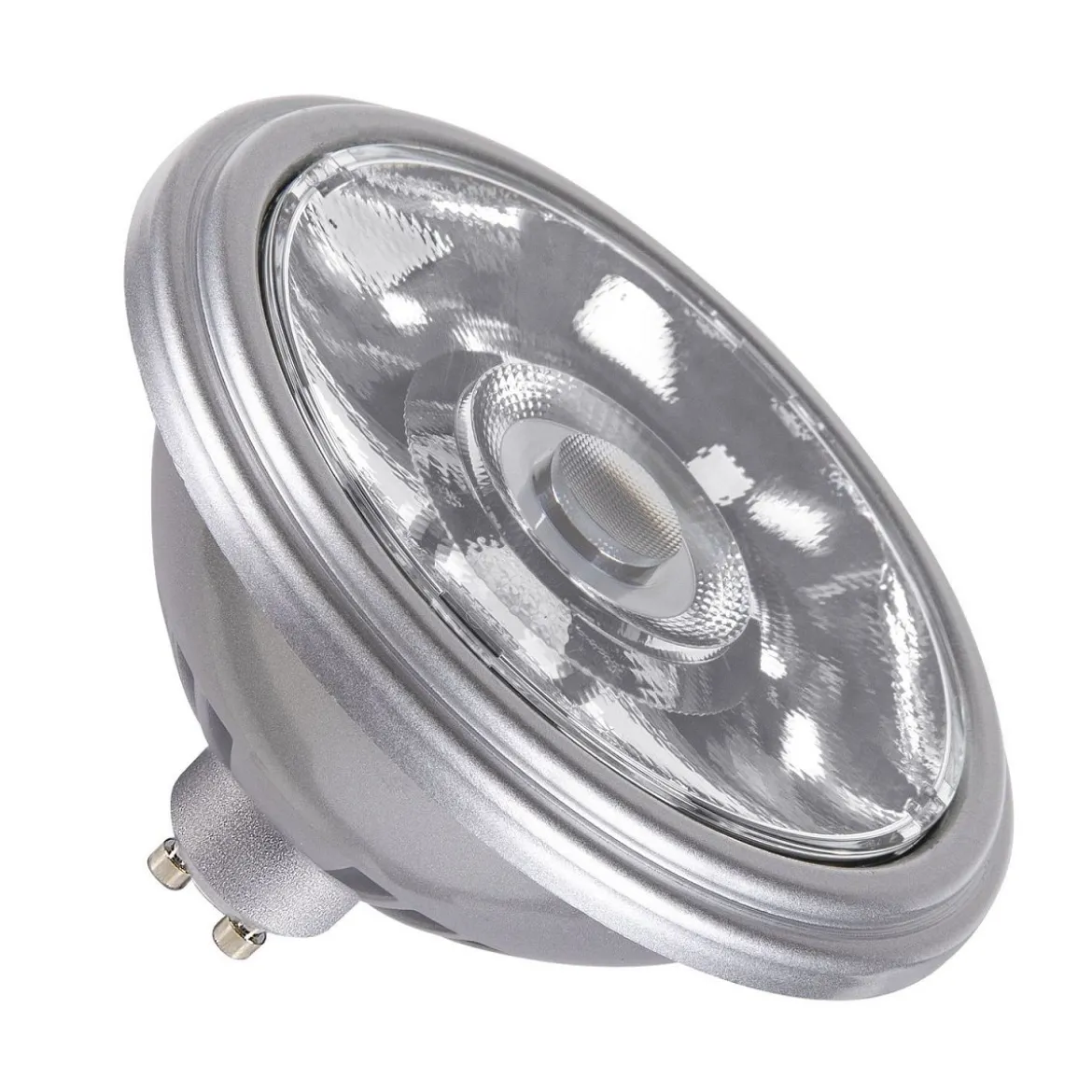 SLV 1005275 QPAR111 GU10 LED Lichtquelle silber 12,5W 2700K CRI90 10°