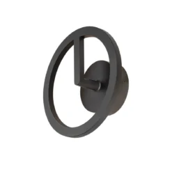 SLV 1007918 Q-RING Wandleuchte 3000K Phase schwarz IP65