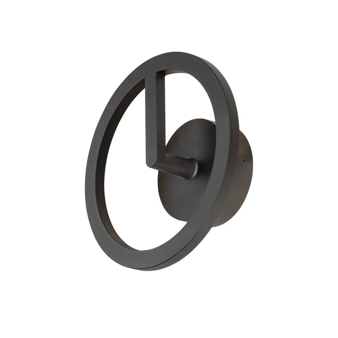 SLV 1007918 Q-RING Wandleuchte 3000K Phase schwarz IP65