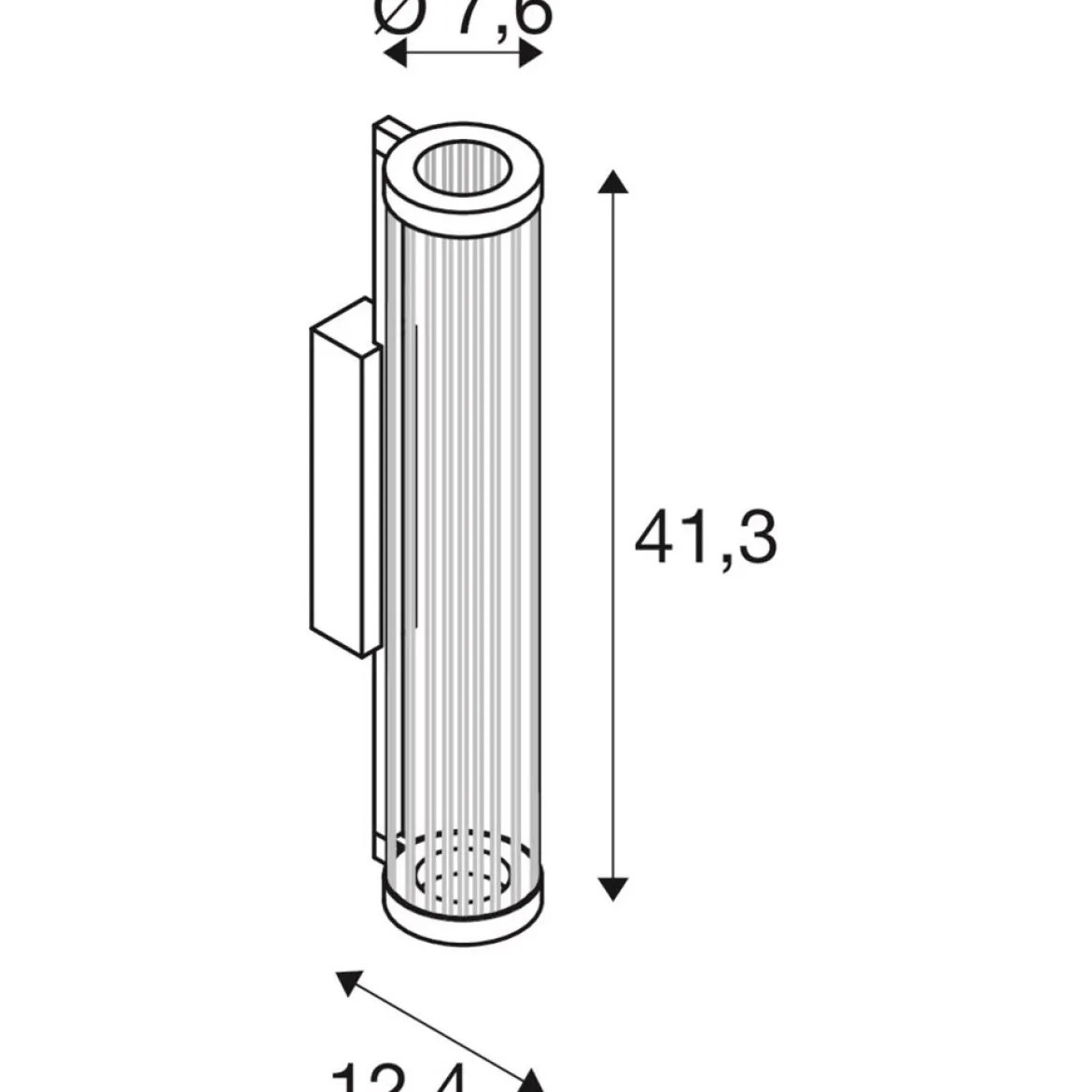 SLV 1008037 QUIMERA Wandaufbauleuchte 2700-3000K PHASE dunkel kupfer