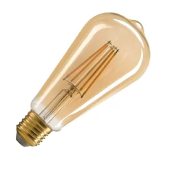 SLV 1005265 ST64 E27 LED Lichtquelle gold 7,5W 2500K CRI90 320°