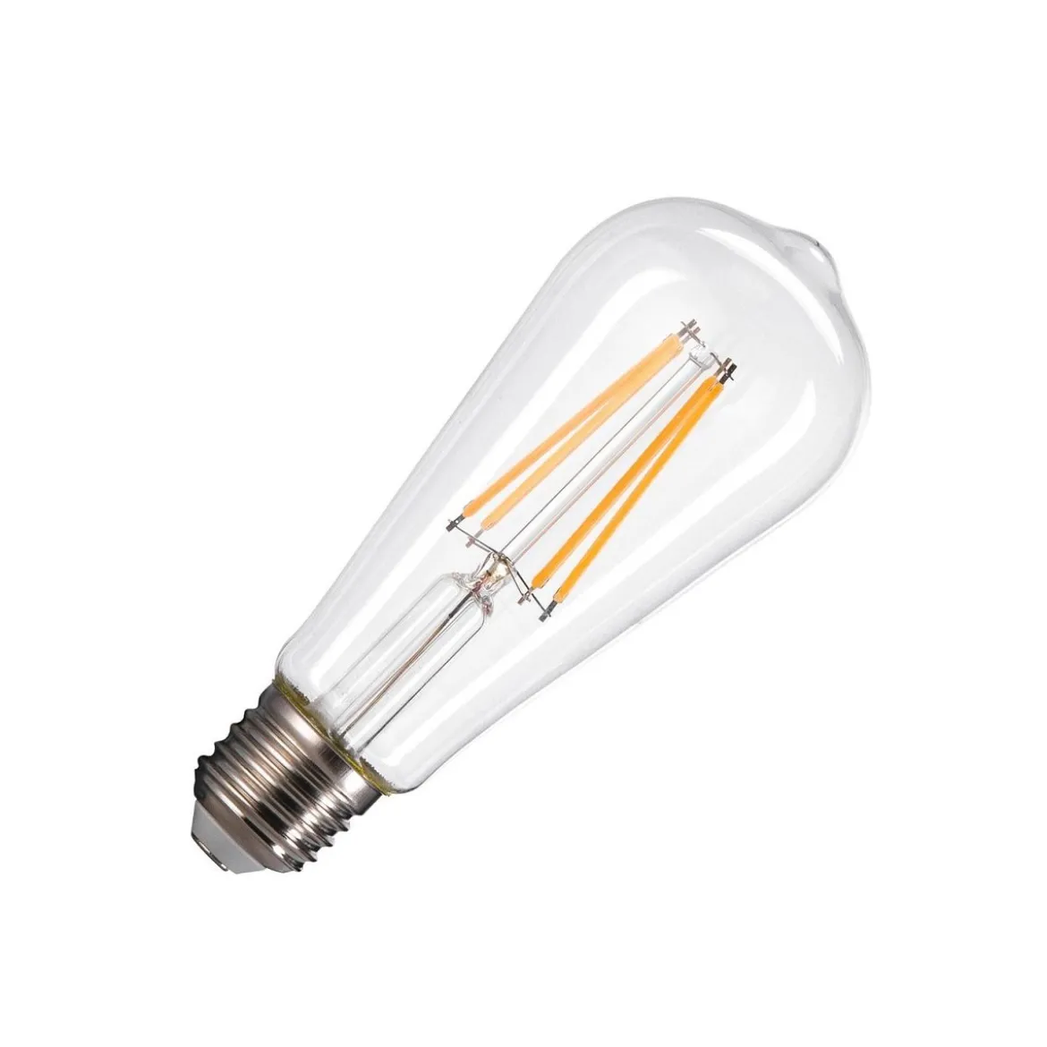 SLV 1005268 ST58 E27 LED Lichtquelle transparent 7,5W 2700K CRI90 320°