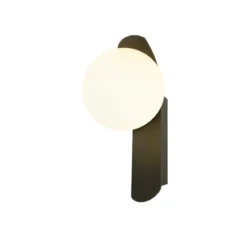 SLV 1008124 SUN Wandlampe rund G9 schwarz
