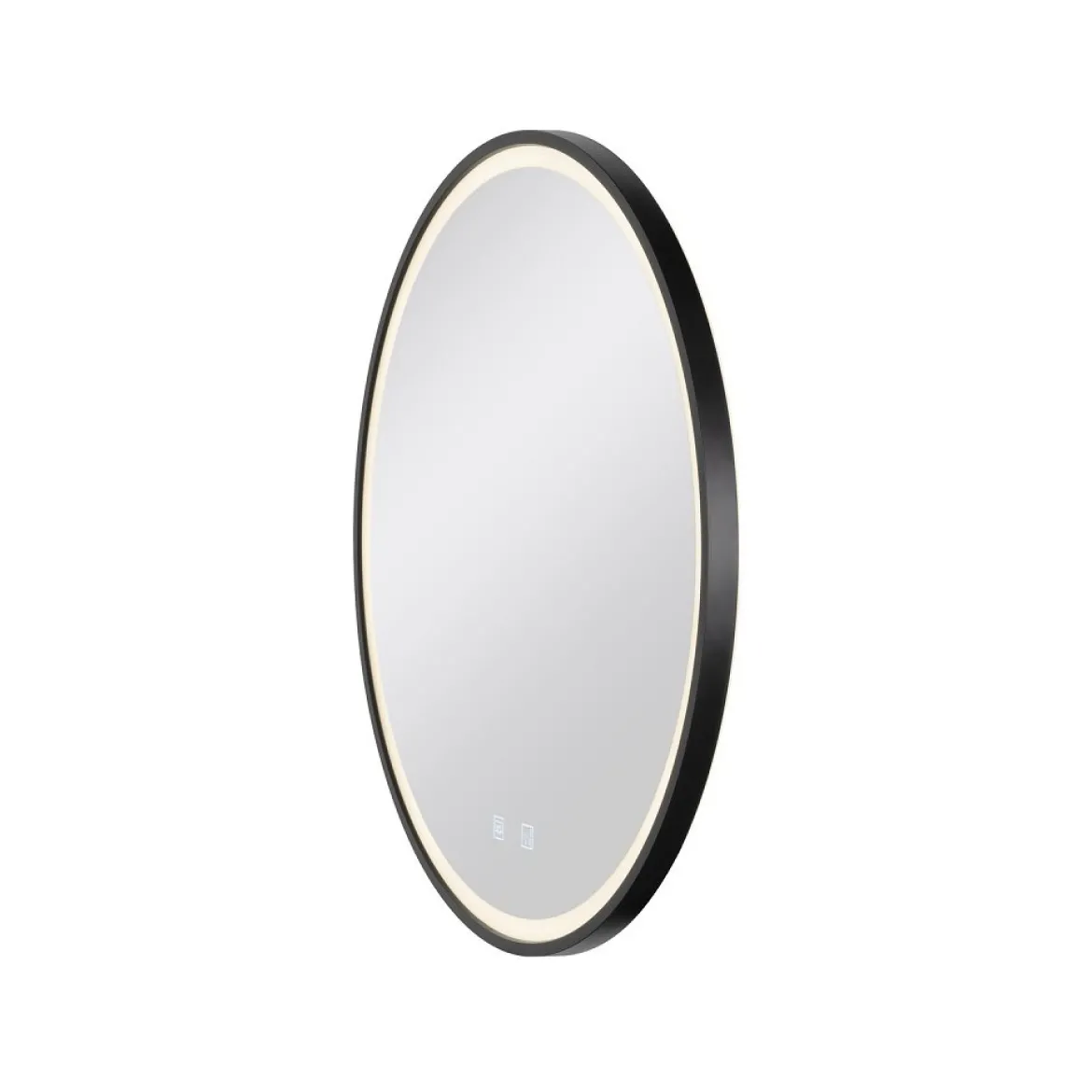 SLV 1007201 TRUKKO 60 Spiegel chrom schwarzer Rand CCT