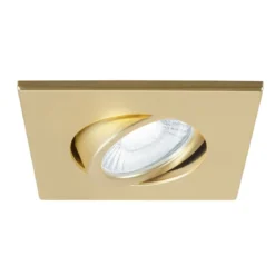 SLV 1007194 Universal Downlight Abdeckung für Downlight IP20 eckig schwenkbar gold