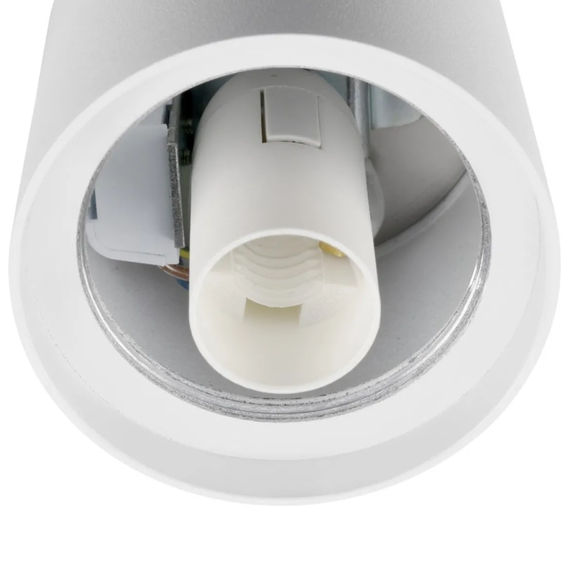 SLV 1008100 VARYT Deckenaufbauleuchte max. 6W E14 IP44 weiß ohne Glas