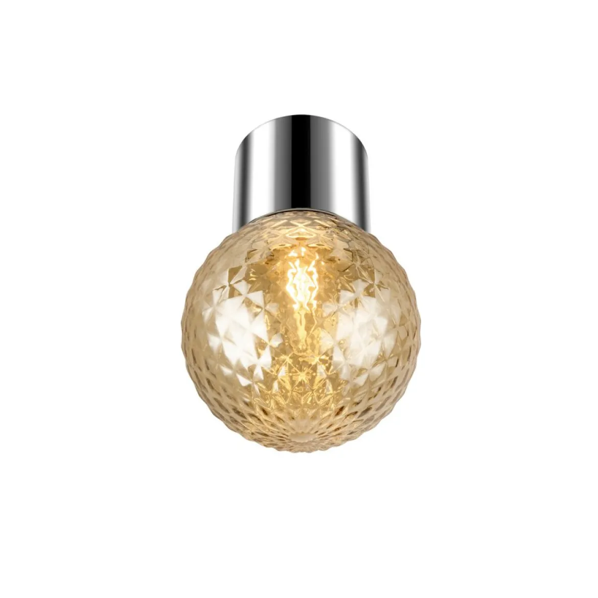 SLV 1008101 VARYT Deckenaufbauleuchte max. 6W E14 IP44 chrom ohne Glas