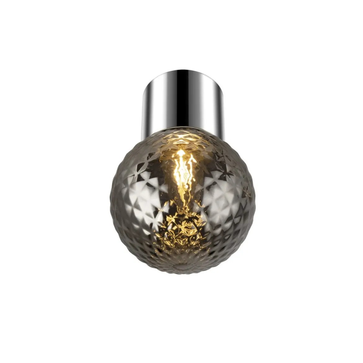 SLV 1008101 VARYT Deckenaufbauleuchte max. 6W E14 IP44 chrom ohne Glas