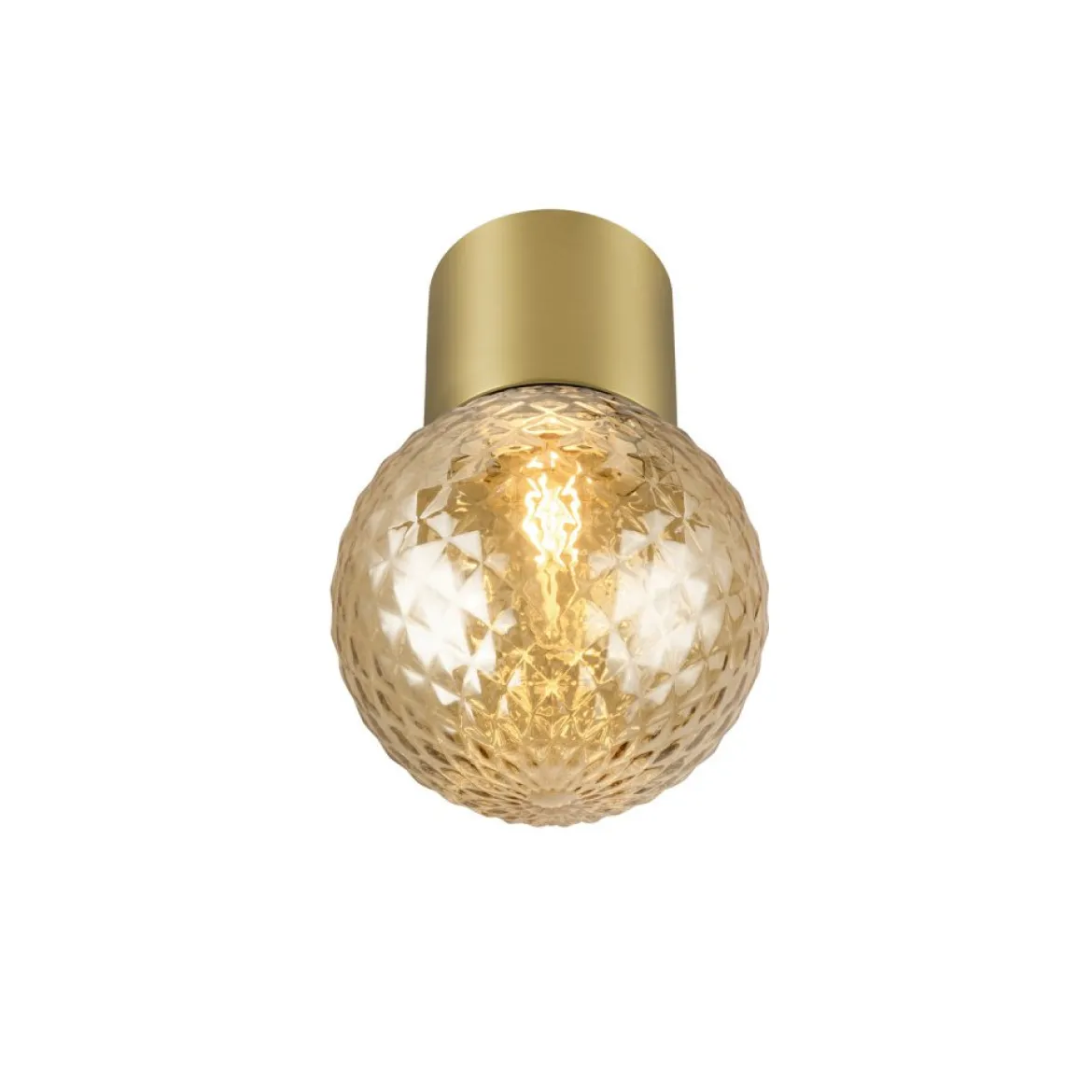 SLV 1008102 VARYT Deckenaufbauleuchte max. 6W E14 IP44 messing ohne Glas