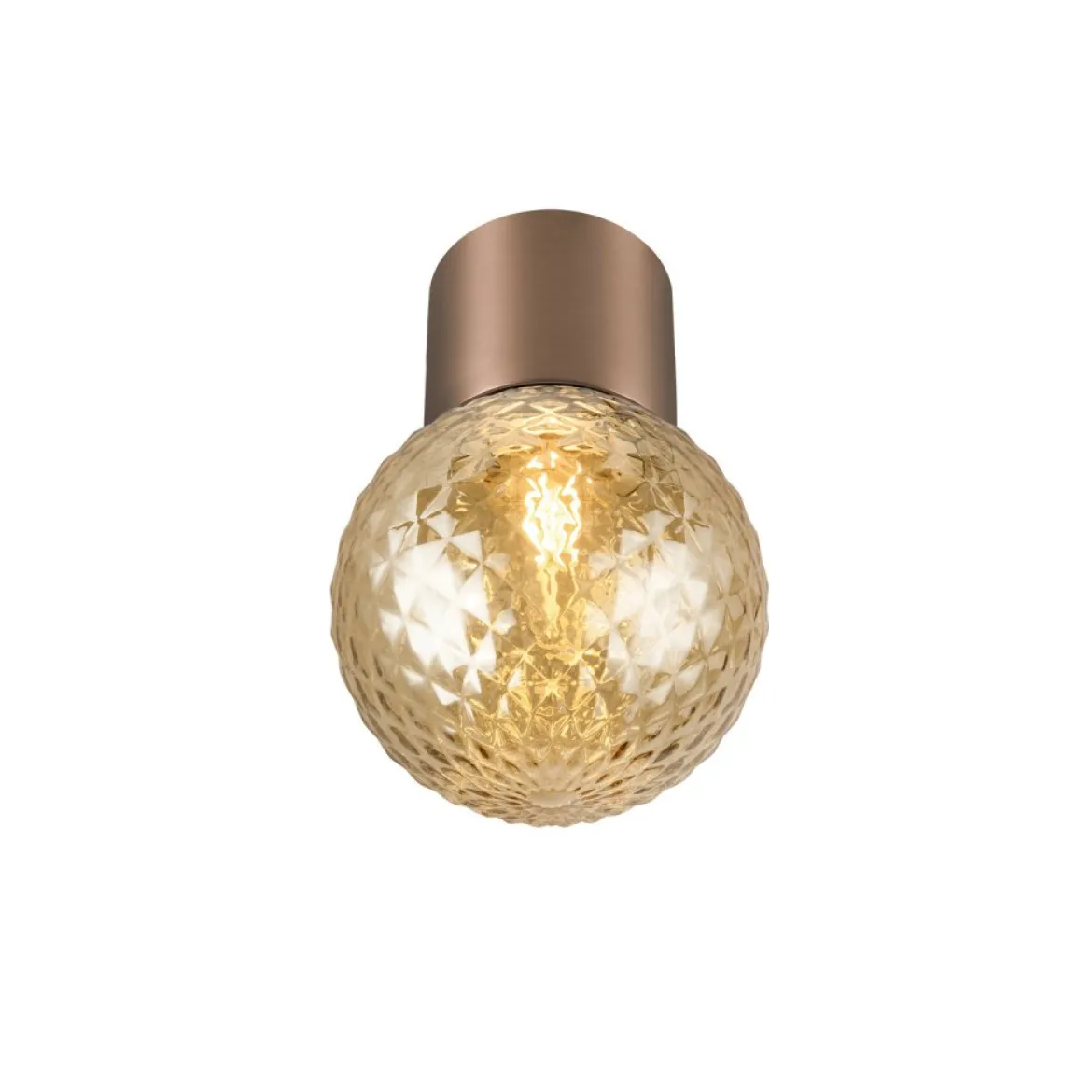 SLV 1008103 VARYT Deckenaufbauleuchte max. 6W E14 IP44 kupfer ohne Glas