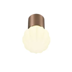 SLV 1008103 VARYT Deckenaufbauleuchte max. 6W E14 IP44 kupfer ohne Glas