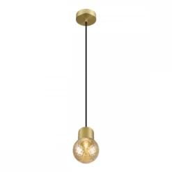 SLV 1007812 VARYT Pendelleuchte 150cm E14 messing ohne Glas