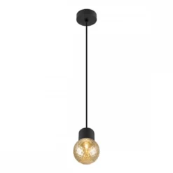 SLV 1007815 VARYT Pendelleuchte 150cm E14 schwarz ohne Glas