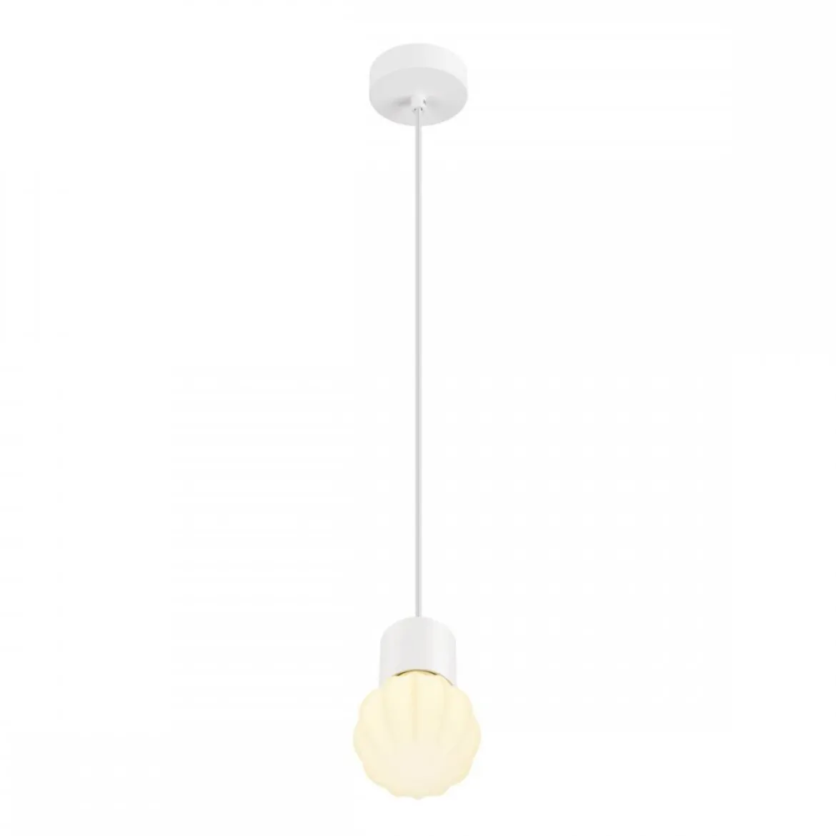 SLV 1007814 VARYT Pendelleuchte 150cm E14 weiß ohne Glas