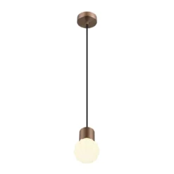 SLV 1008118 VARYT Pendelleuchte kupfer ohne Glas E14