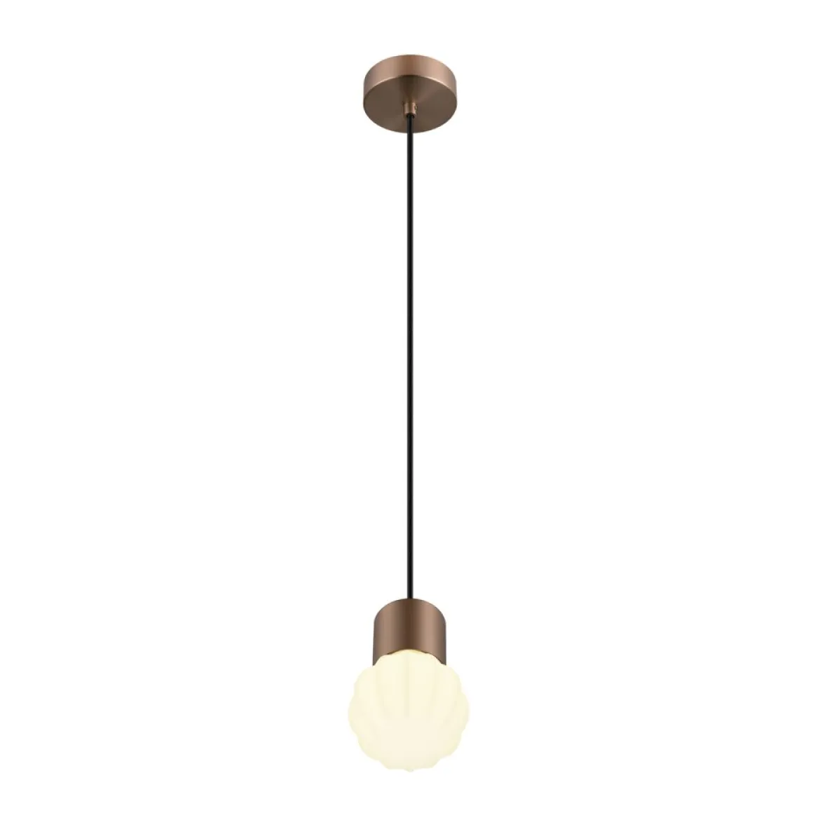 SLV 1008118 VARYT Pendelleuchte kupfer ohne Glas E14