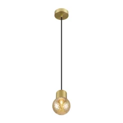 SLV 1008117 VARYT Pendelleuchte messing ohne Glas E14