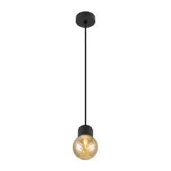 SLV 1008114 VARYT Pendelleuchte schwarz ohne Glas E14