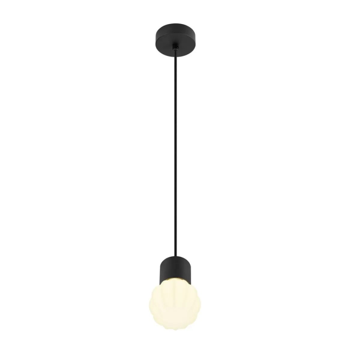 SLV 1008114 VARYT Pendelleuchte schwarz ohne Glas E14