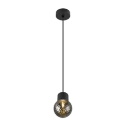 SLV 1008114 VARYT Pendelleuchte schwarz ohne Glas E14