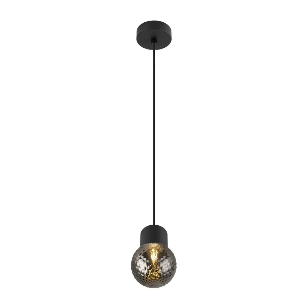 SLV 1008114 VARYT Pendelleuchte schwarz ohne Glas E14