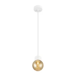 SLV 1008115 VARYT Pendelleuchte weiß ohne Glas E14