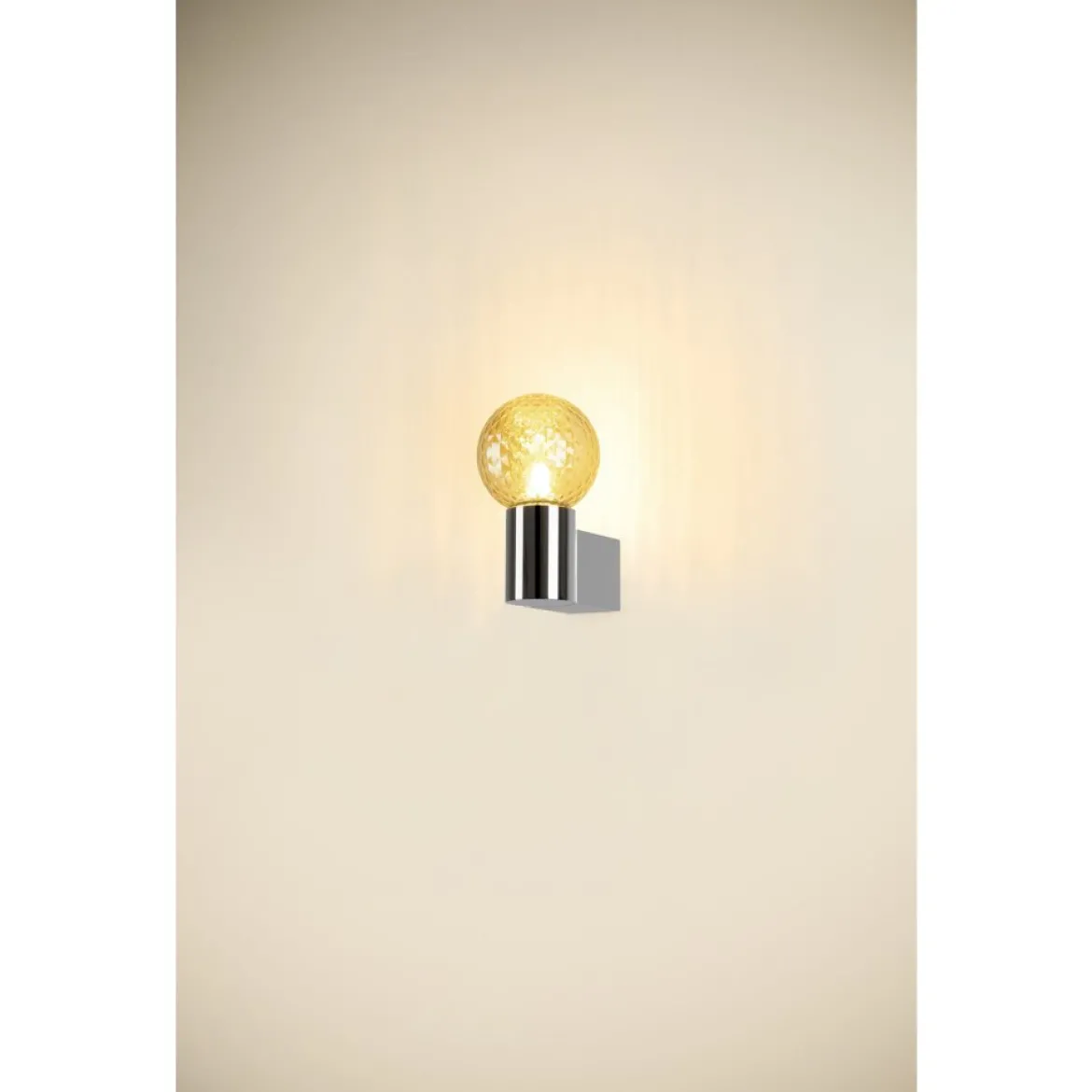 SLV 1008106 VARYT Wandaufbauleuchte max. 6W E14 IP44 chrom ohne Glas