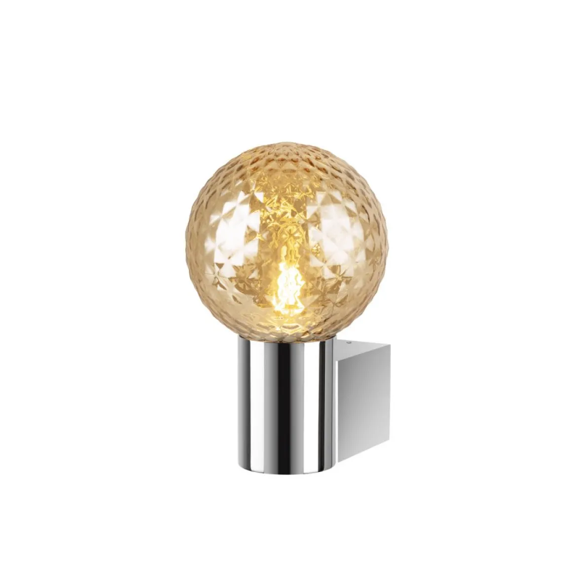 SLV 1008106 VARYT Wandaufbauleuchte max. 6W E14 IP44 chrom ohne Glas