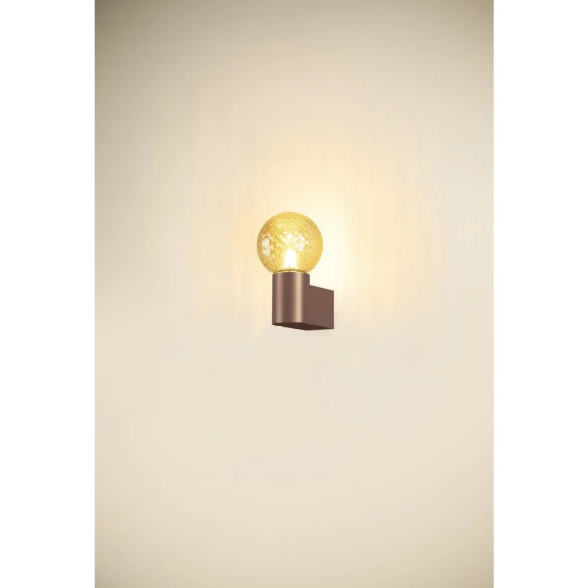 SLV 1008108 VARYT Wandaufbauleuchte max. 6W E14 IP44 kupfer ohne Glas