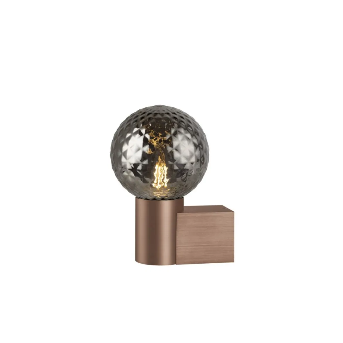 SLV 1008108 VARYT Wandaufbauleuchte max. 6W E14 IP44 kupfer ohne Glas