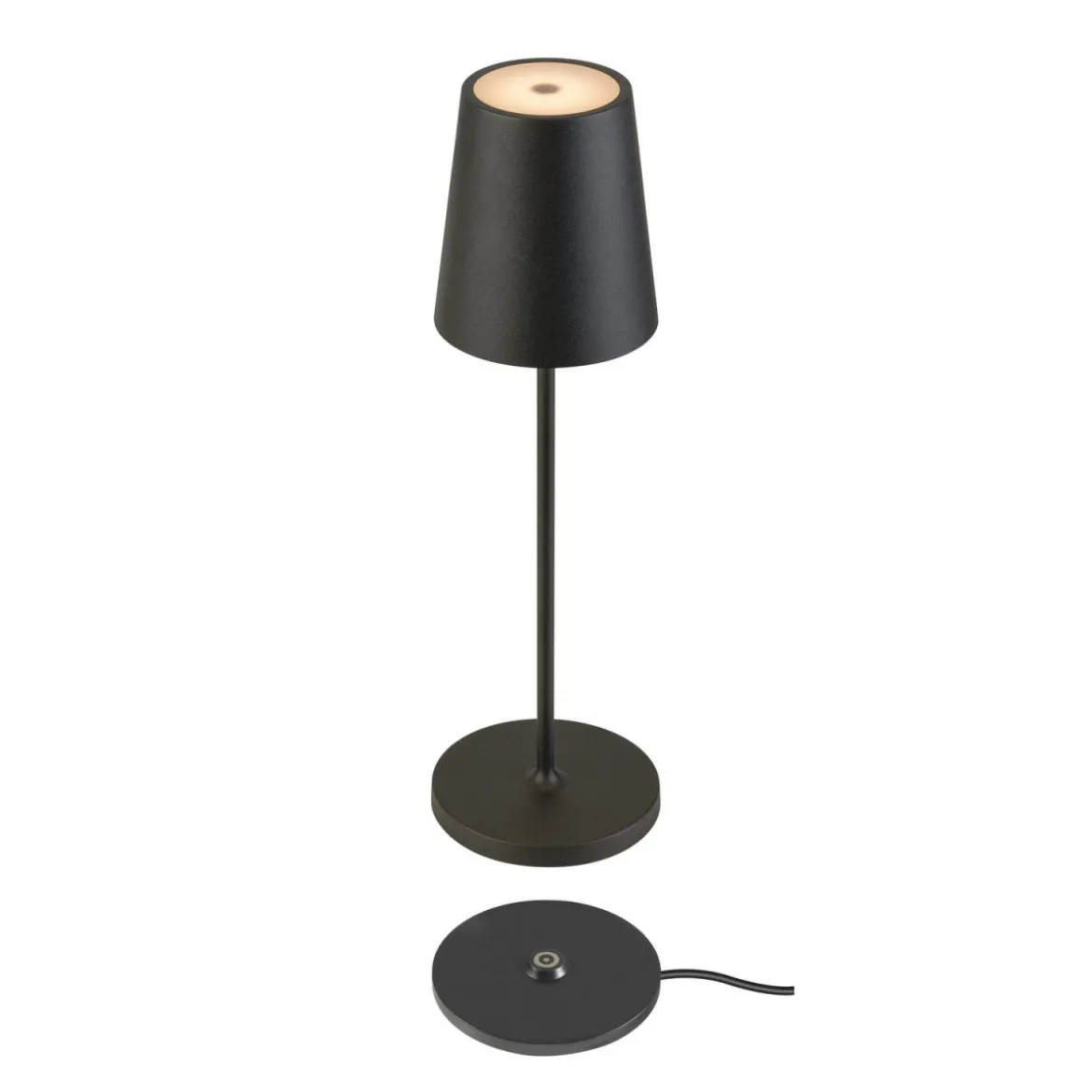 SLV 1007693 VINOLINA TWO Akku Tischleuchte CCT dimmbar IP65 schwarz