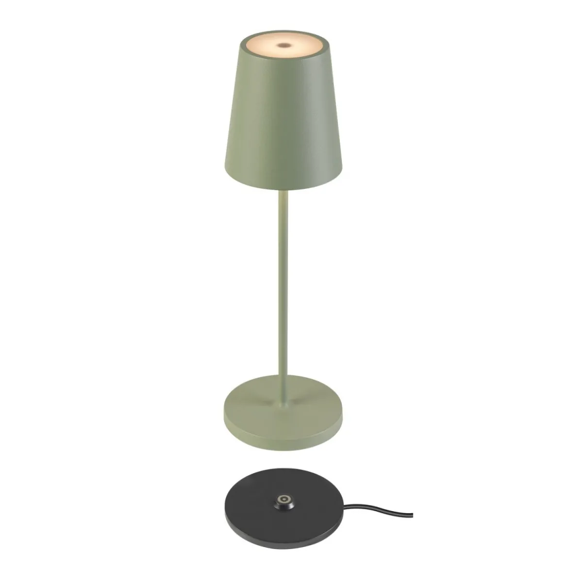 SLV 1007696 VINOLINA TWO Akku Tischleuchte CCT dimmbar IP65 grün