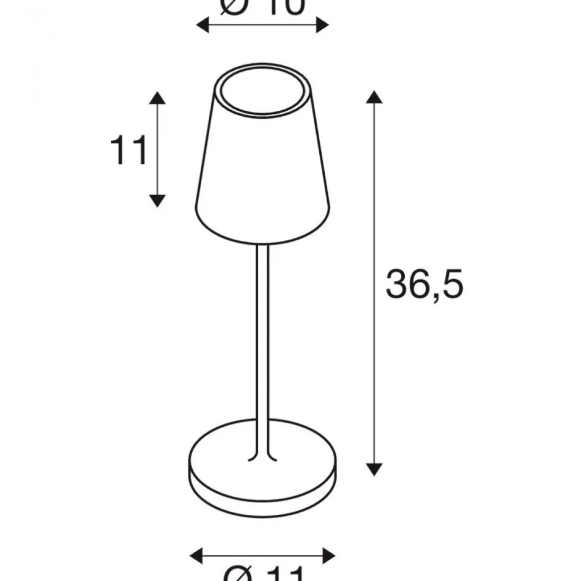 SLV 1007696 VINOLINA TWO Akku Tischleuchte CCT dimmbar IP65 grün