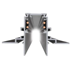 SLV 1006557 48V Track Einbauschiene schwarz 1m