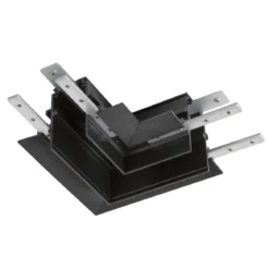 SLV 1006589 48V TRACK L-Verbinder mechanisch für Einbauschiene tief rechts schwarz