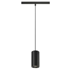 SLV 1006833 48V Track NUMINOS® S Pendelleuchte schwarz chrom 3000K 20°