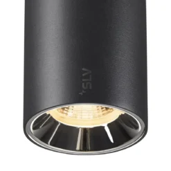 SLV 1006839 48V Track NUMINOS® S Pendelleuchte schwarz chrom 3000K 55°